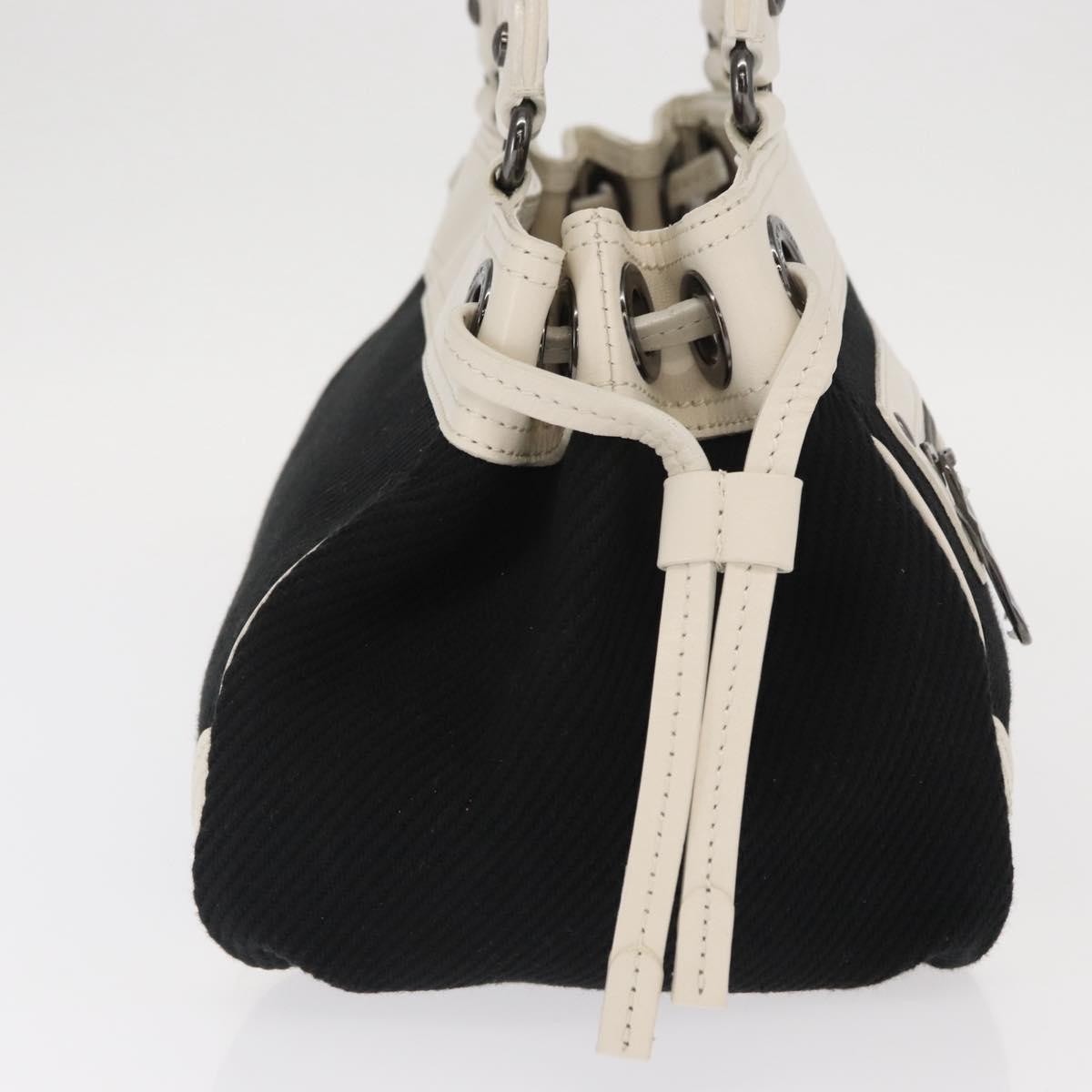 Burberry Vintage Handbag Canvas Black Canvas Handbag (Authentic  )