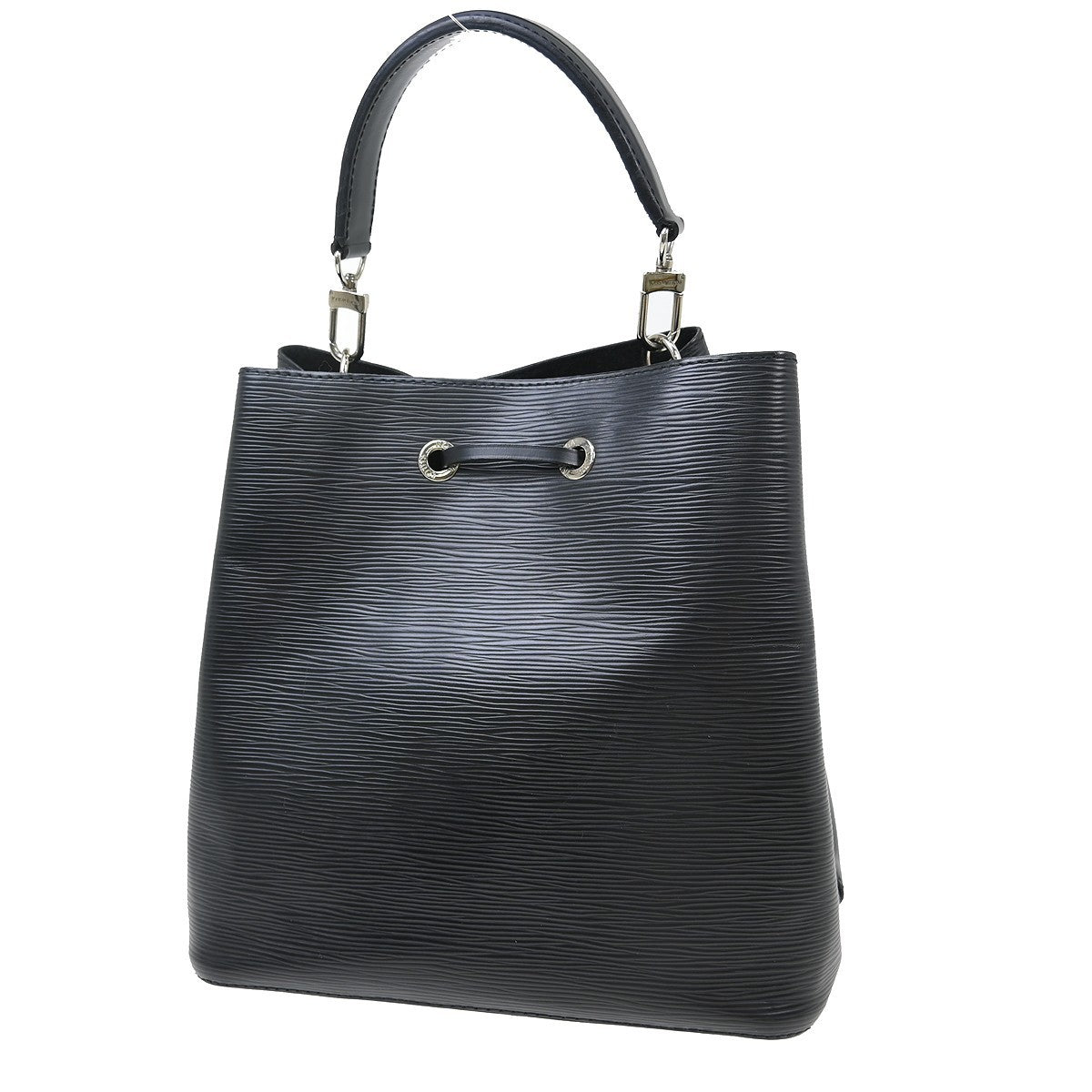 Louis Vuitton Neonoe Handbag Epi Leather Black Leather Handbag ( )