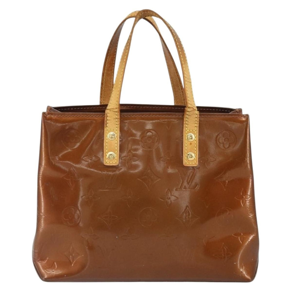 Louis Vuitton Reade Handbag Monogram Vernis Brown Patent_Leather Handbag (Authentic  )