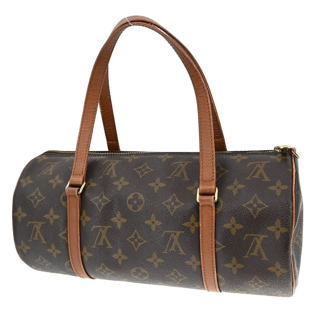 Louis Vuitton Papillon Handbag Monogram Canvas Brown Canvas Handbag ( )