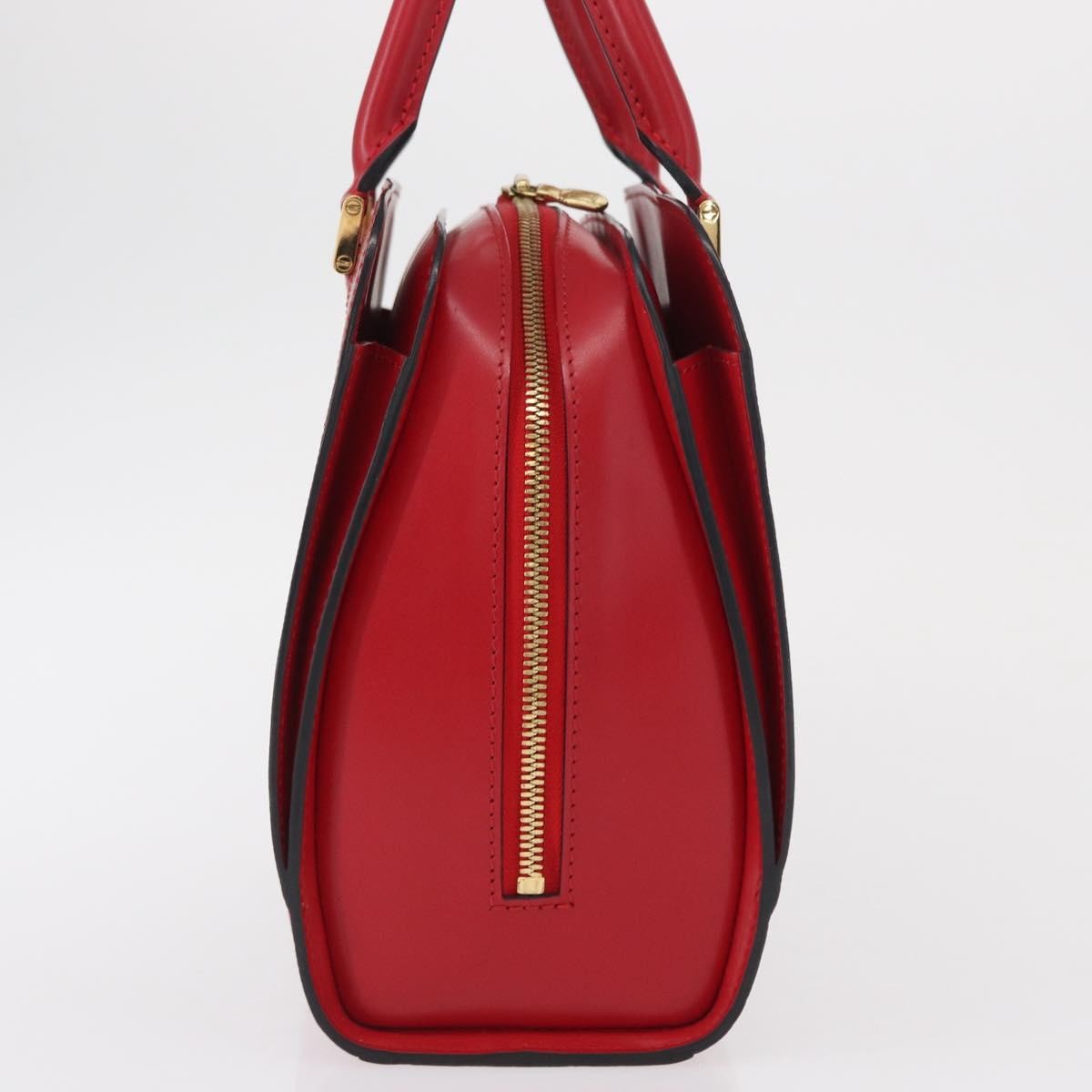 Louis Vuitton Pont Neuf Handbag Epi Leather Red Leather Handbag (Authentic  )