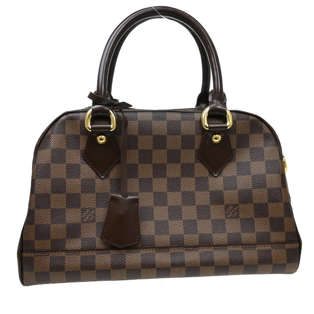 Louis Vuitton Duomo Boston Bag Damier Brown Canvas Handbag ( )