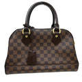 Louis Vuitton Duomo Boston Bag Damier Brown Canvas Handbag ( )