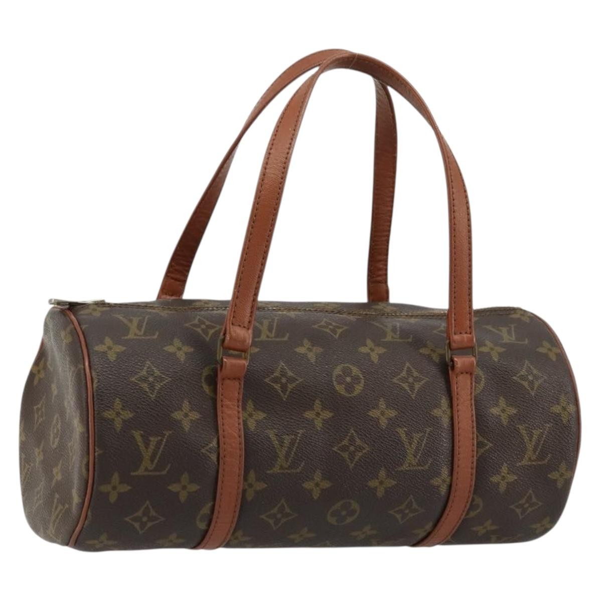 Louis Vuitton Papillon Handbag Monogram Canvas Brown Canvas Handbag ( )