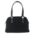Salvatore Ferragamo Vintage Handbag Nylon Black Nylon Handbag (Authentic  )