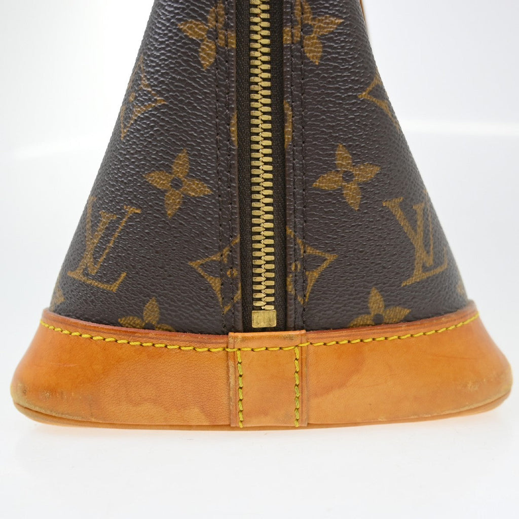 Louis Vuitton Alma Handbag Monogram Canvas Brown Canvas Handbag ( )