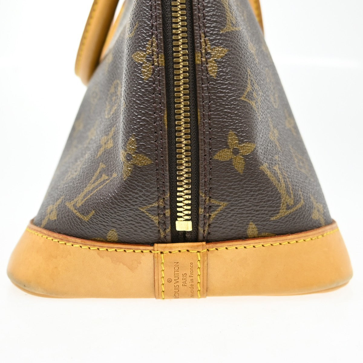 Louis Vuitton Alma Handbag Monogram Canvas Brown Canvas Handbag ( )