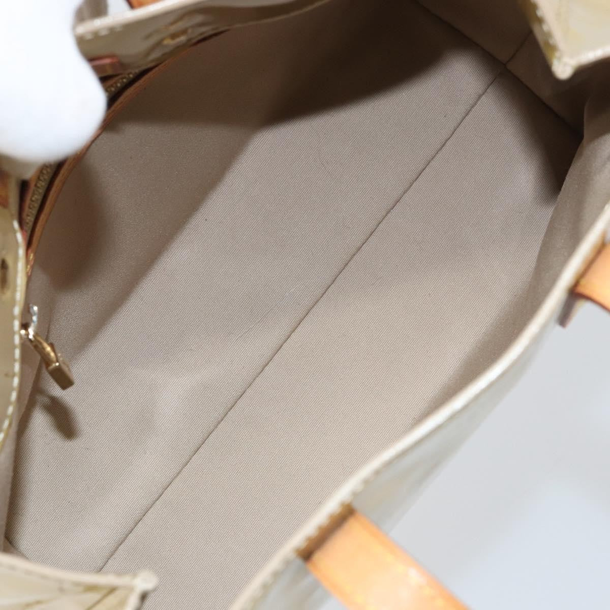 Louis Vuitton Reade Handbag Monogram Vernis Beige Patent_Leather Handbag (Authentic  )