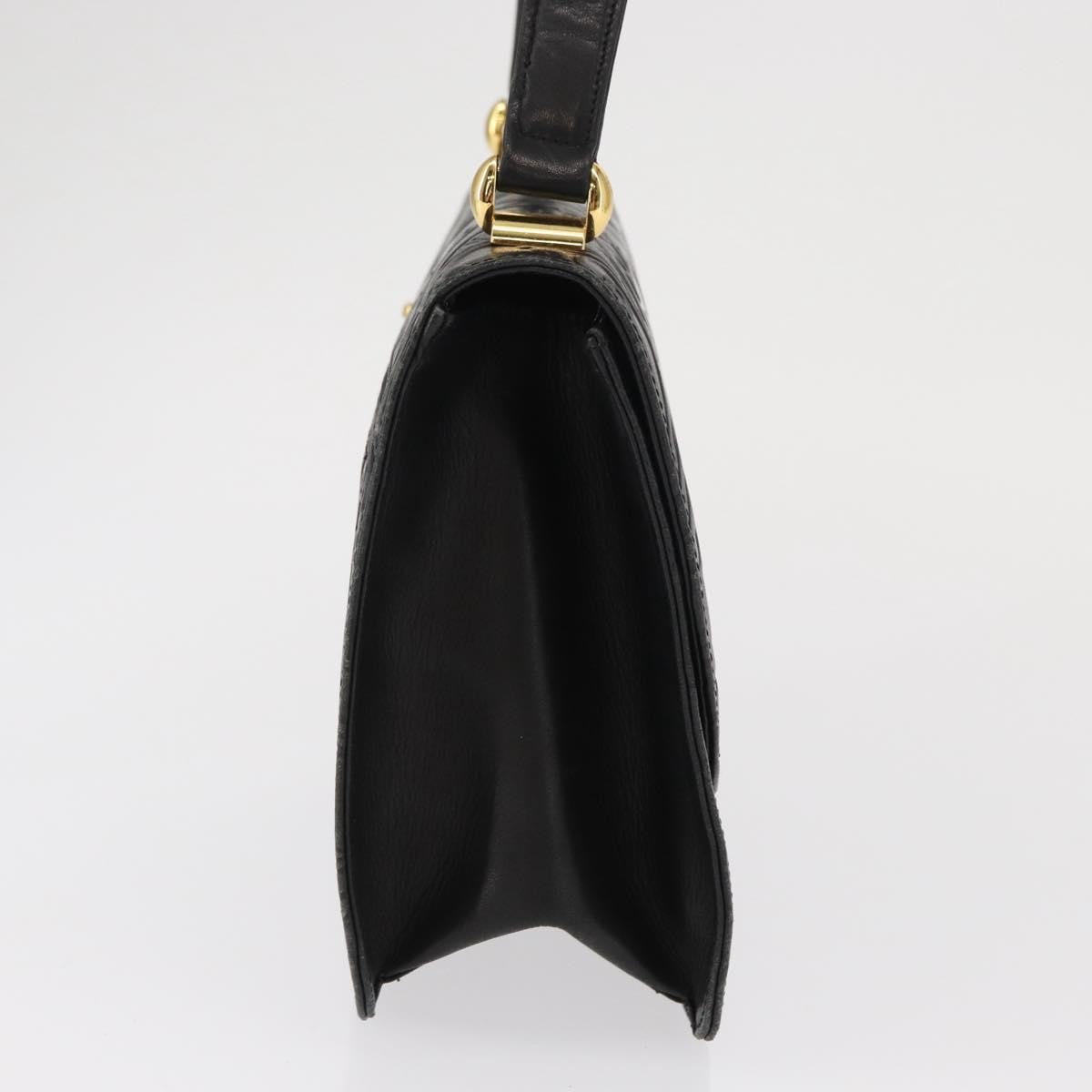 Balenciaga Vintage Handbag Leather Black Leather Handbag (Authentic  )