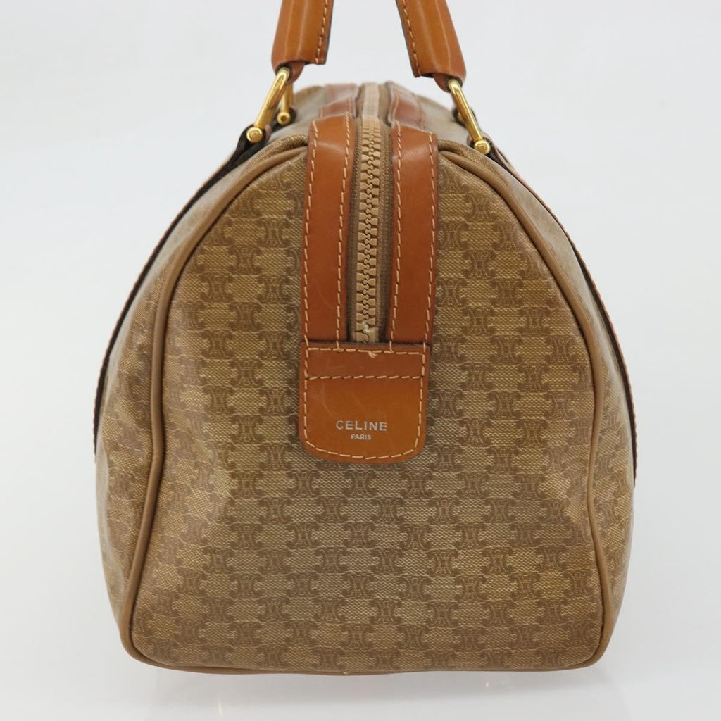 Celine Vintage Macadam Handbag Canvas And Leather Beige Canvas Handbag ( )