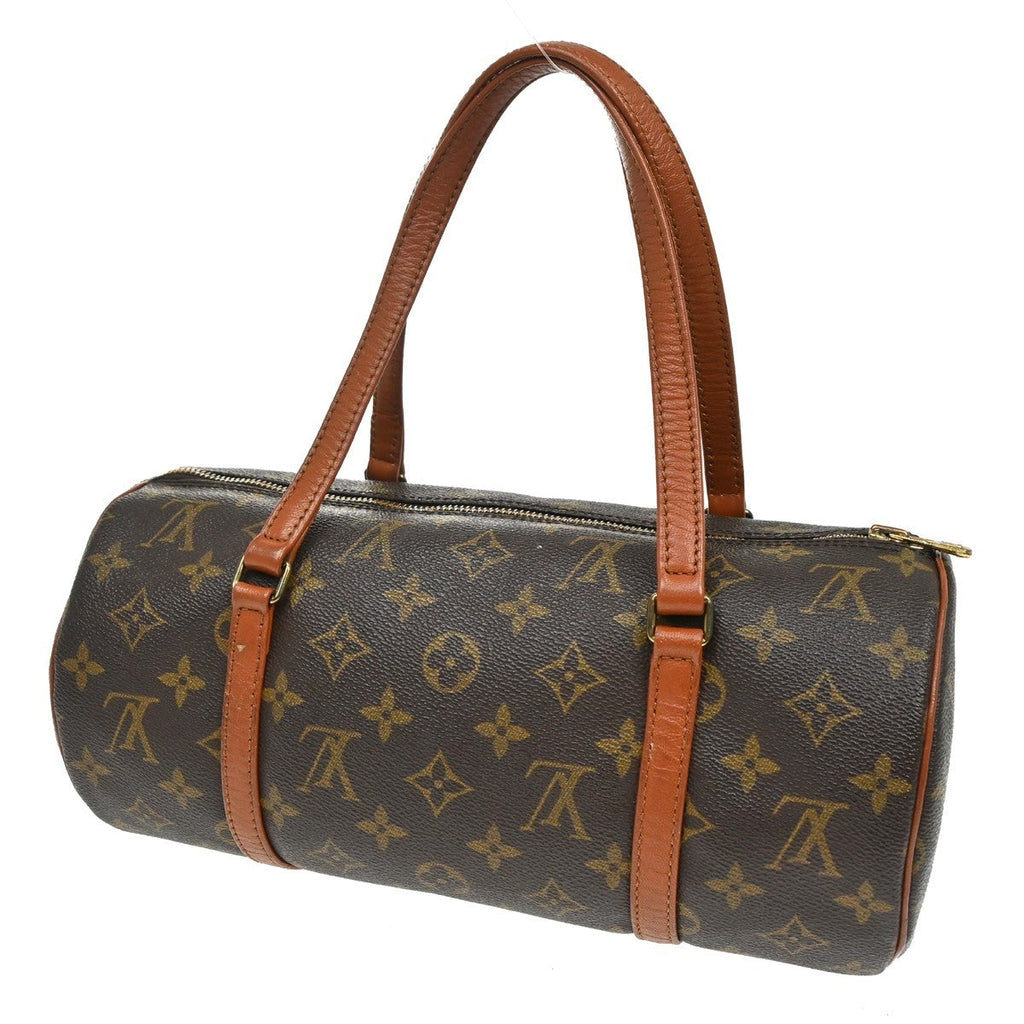 Louis Vuitton Papillon Handbag Monogram Canvas Brown Canvas Handbag ( )