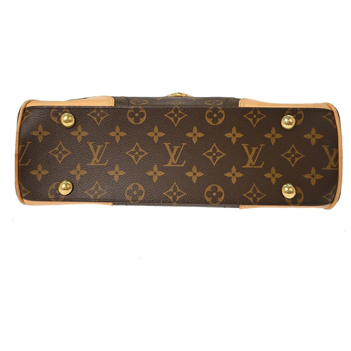 Louis Vuitton Beverly Handbag Monogram Canvas Brown Canvas Handbag ( )