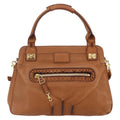 Chloe Margaret Handbag Leather Brown Leather Handbag (Authentic  )