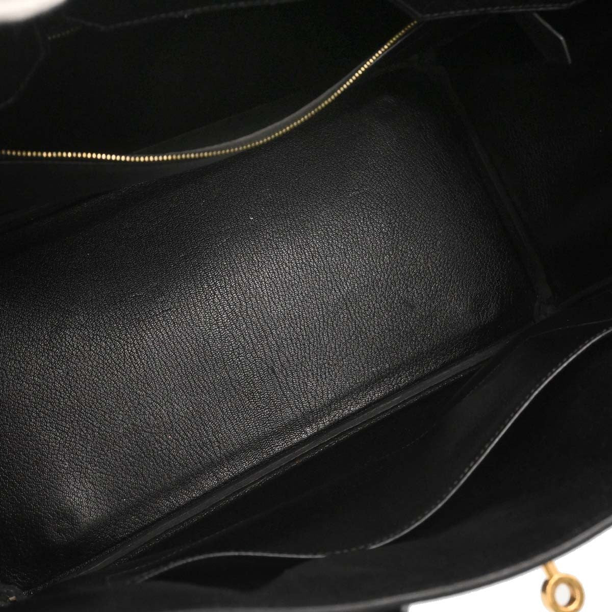 Hermes Birkin Handbag Black Ardennes With Gold Hardware Black Leather Handbag ( )