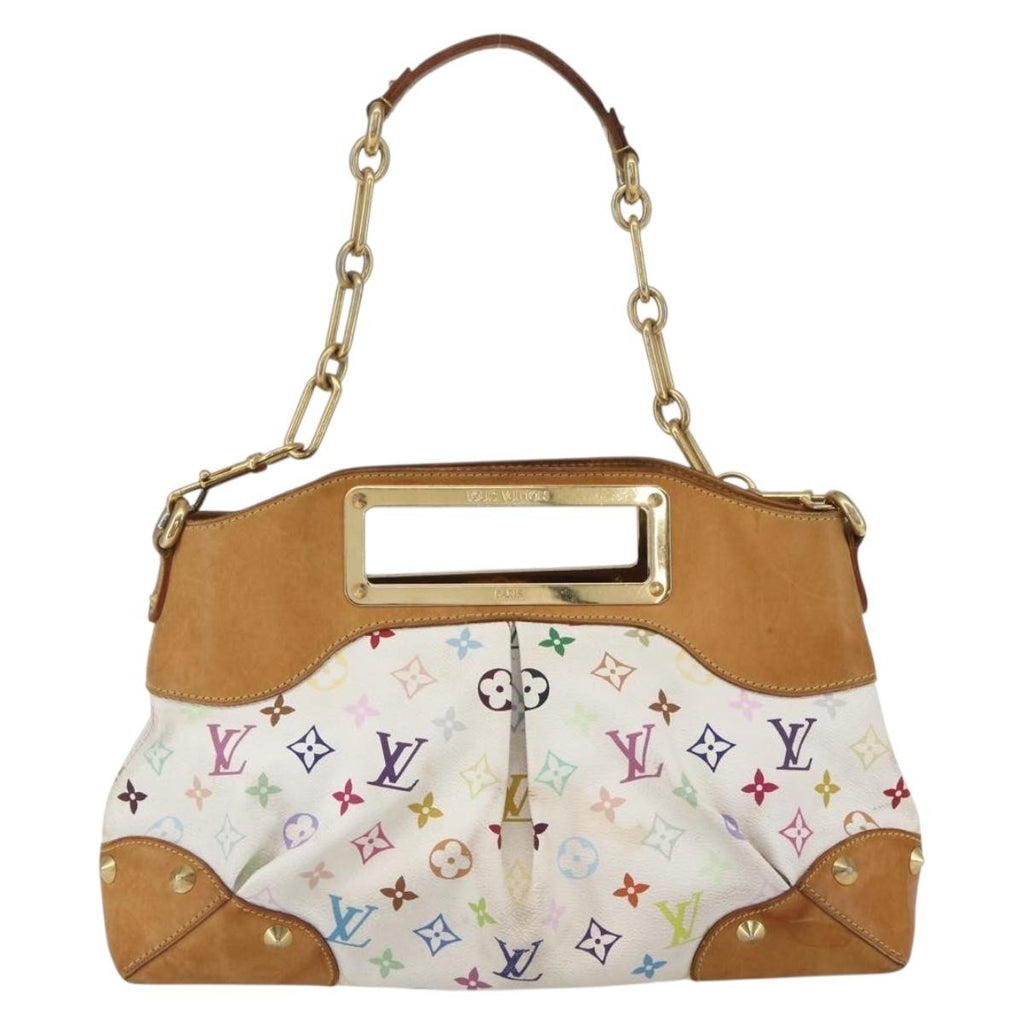 Louis Vuitton Judy Handbag Monogram Multicolor Multicolour Canvas Handbag (Authentic  )