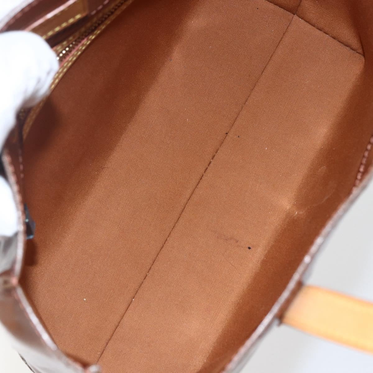 Louis Vuitton Reade Handbag Monogram Vernis Brown Patent_Leather Handbag (Authentic  )