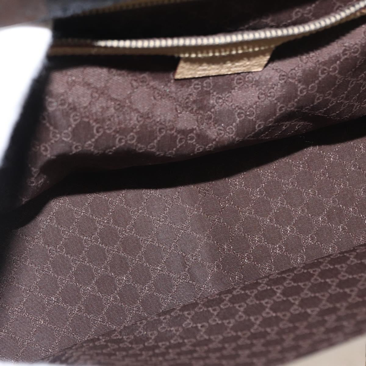Gucci Vintage Handbag Leather Beige Leather Handbag (Authentic  )