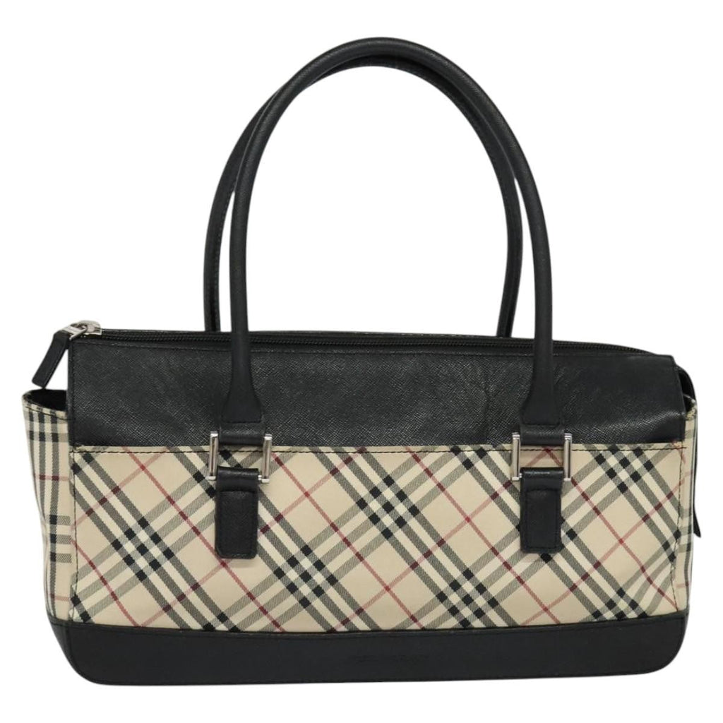 Burberry Nova Check Handbag Nova Check Canvas And Leather Beige Canvas Handbag (Authentic  )