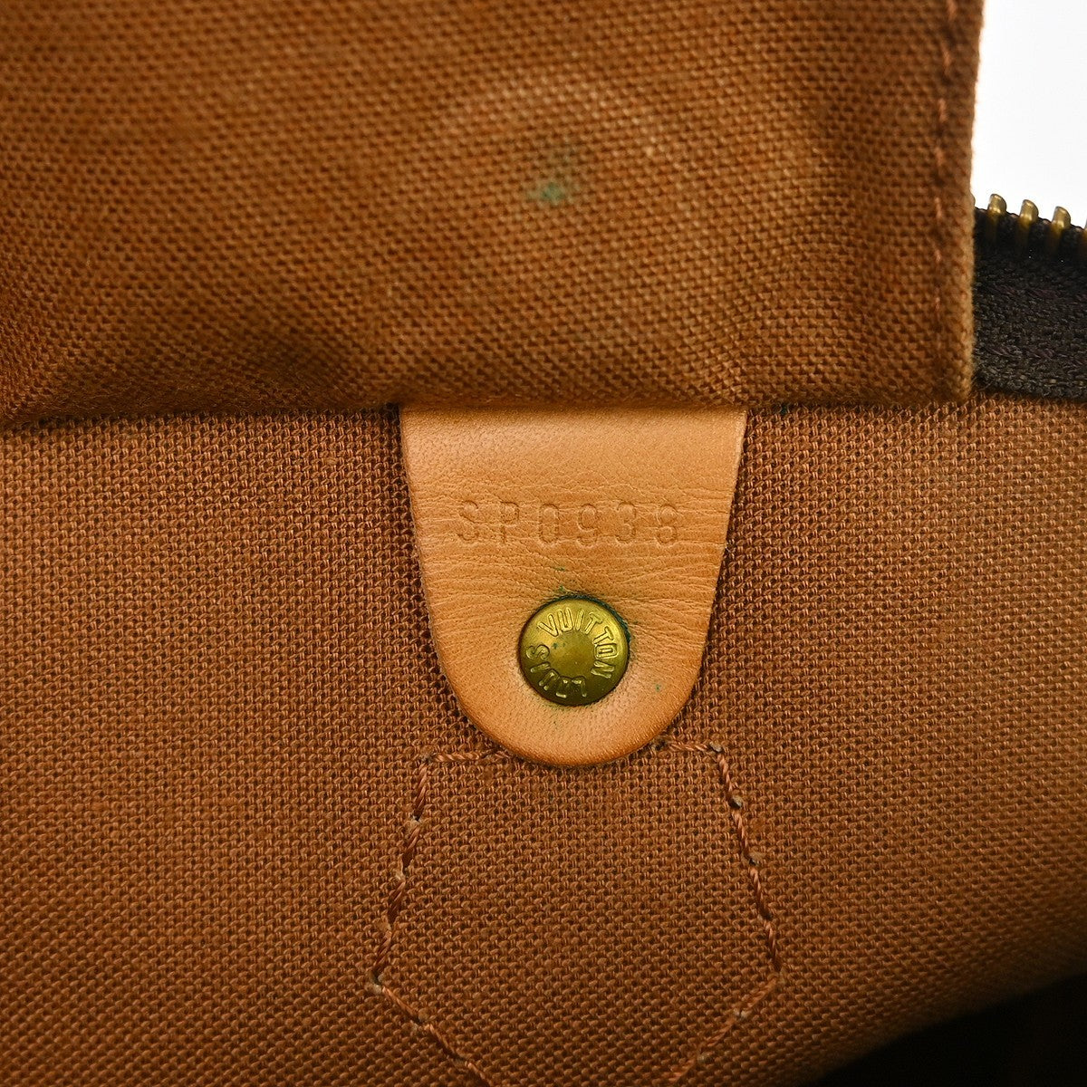 Louis Vuitton Speedy Handbag Monogram Canvas Brown Canvas Handbag ( )