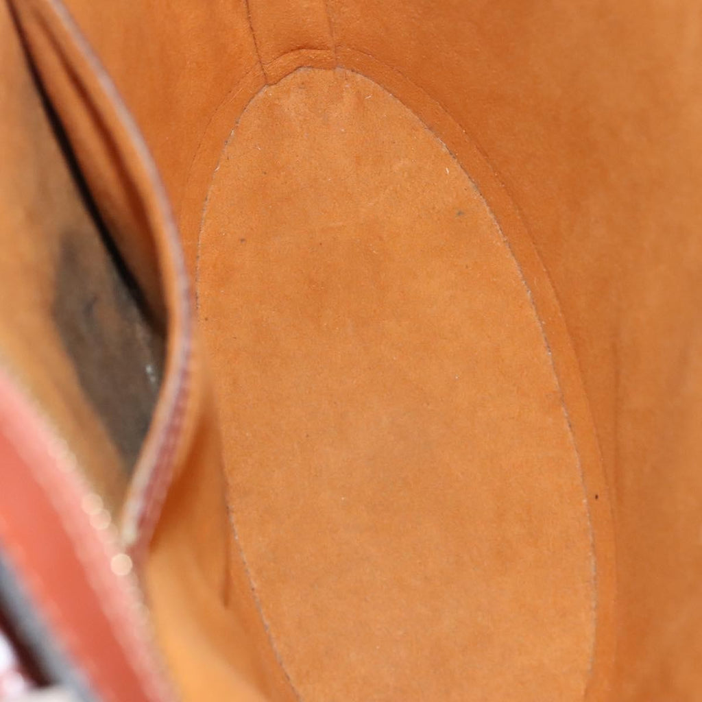 Louis Vuitton Saint Jacques Handbag Epi Leather Brown Leather Handbag (Authentic  )