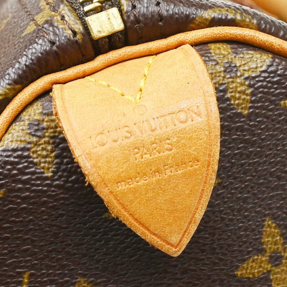 Louis Vuitton Speedy Handbag Monogram Canvas Brown Canvas Handbag ( )