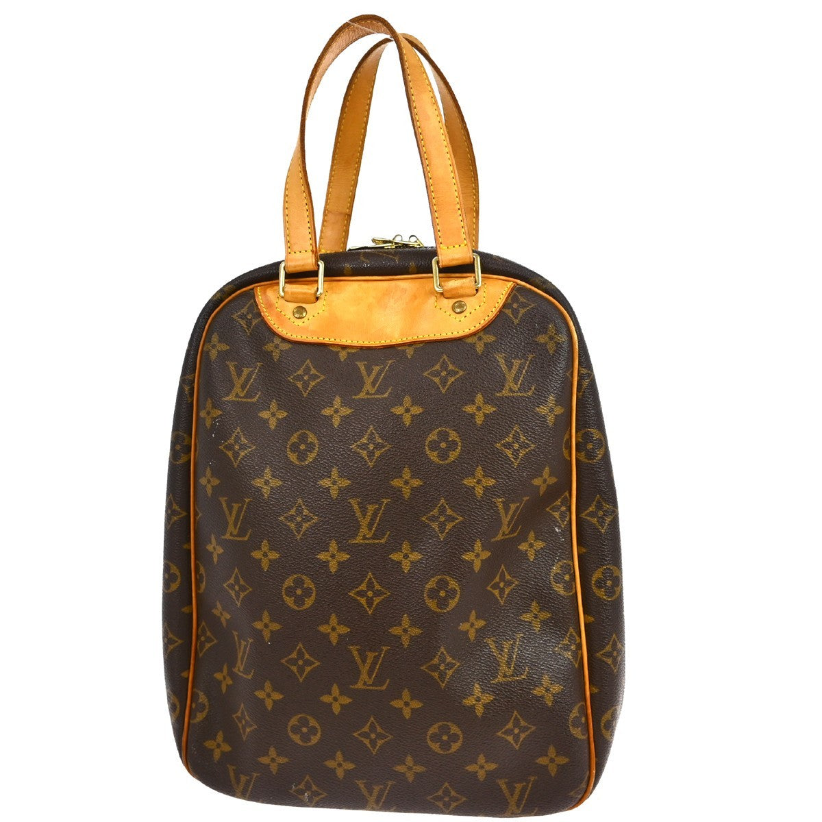 Louis Vuitton Excursion Handbag Monogram Canvas Brown Canvas Handbag (Authentic  )