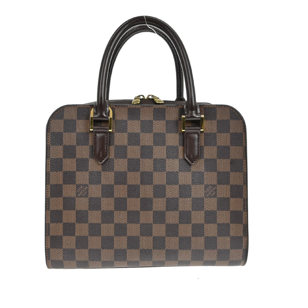 Louis Vuitton Triana Bag Damier Brown Canvas Handbag ( )
