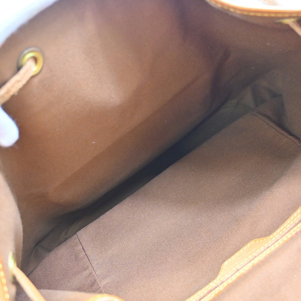 Louis Vuitton Vintage Montsouris Backpack Monogram Canvas Brown Canvas Backpack Bag ( )