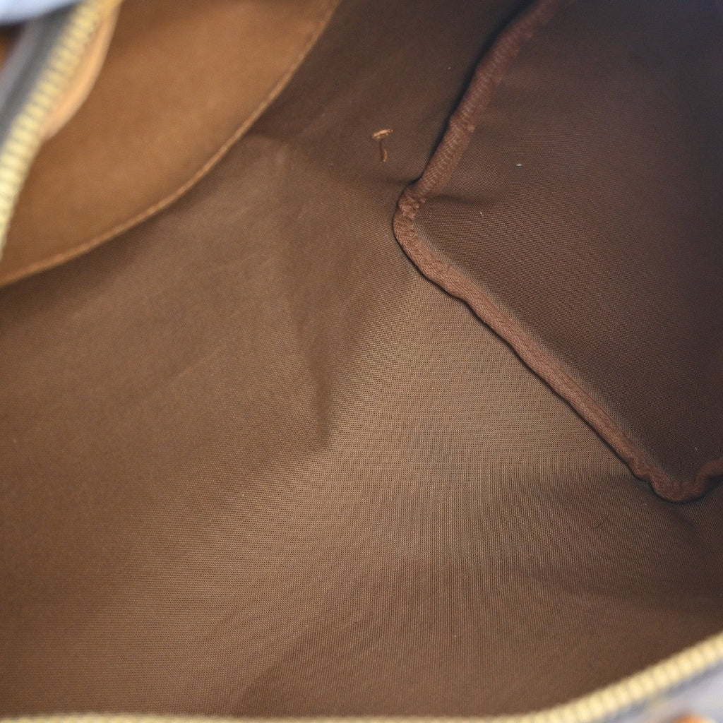 Louis Vuitton Speedy Handbag Monogram Canvas Brown Canvas Handbag ( )