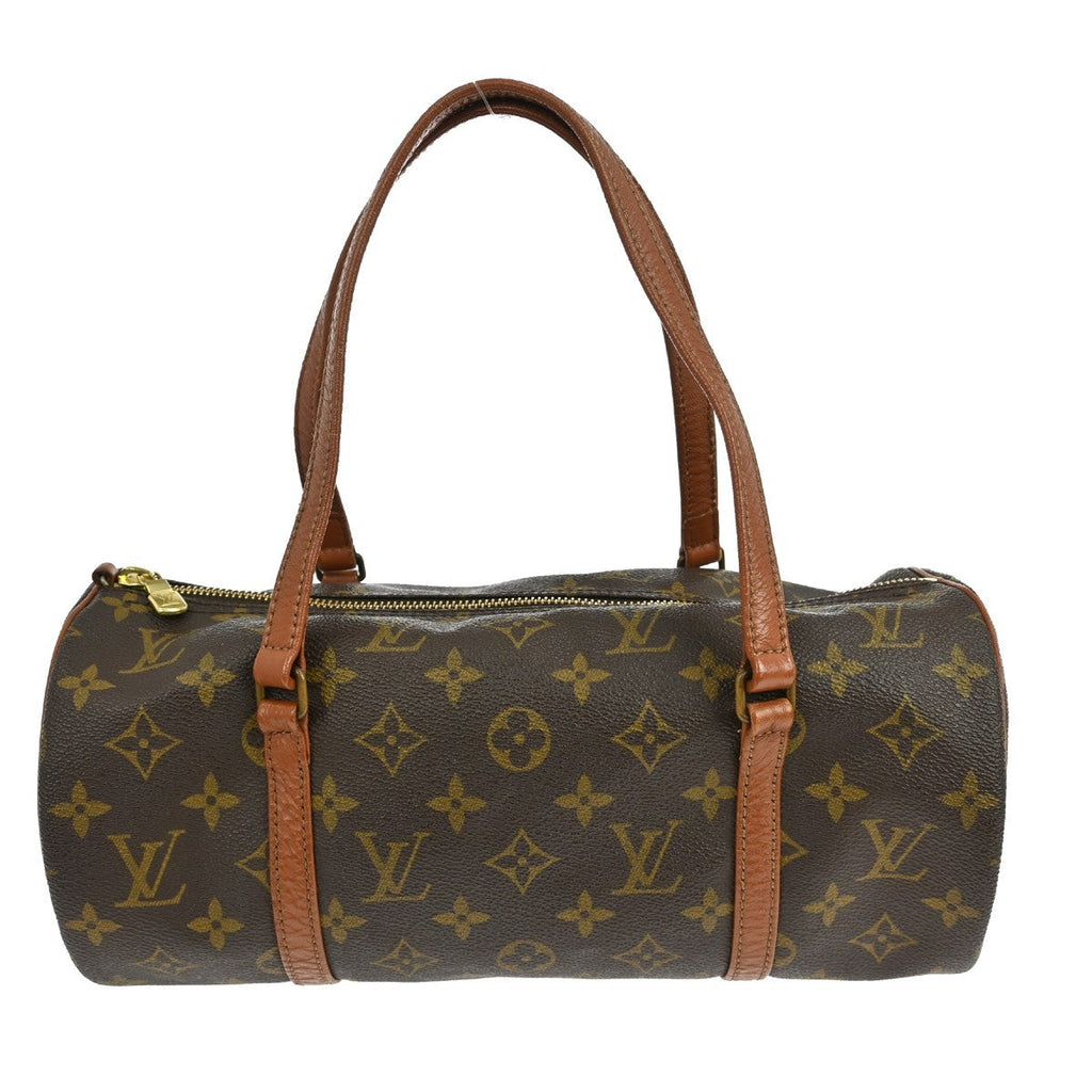 Louis Vuitton Papillon Handbag Monogram Canvas Brown Canvas Handbag ( )