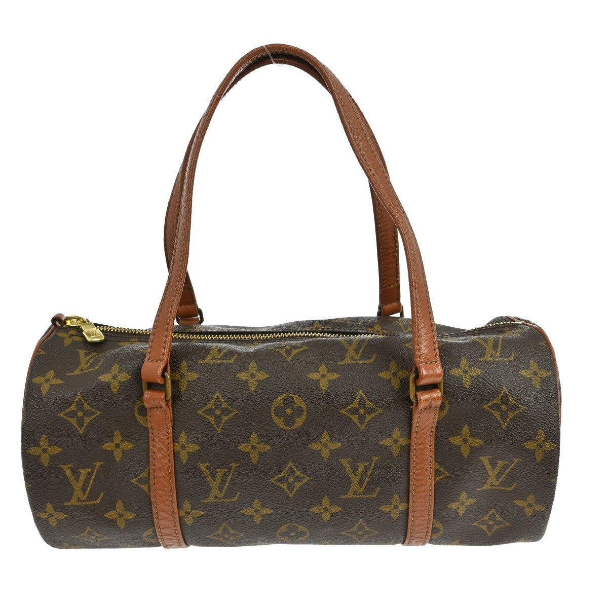 Louis Vuitton Papillon Handbag Monogram Canvas Brown Canvas Handbag ( )