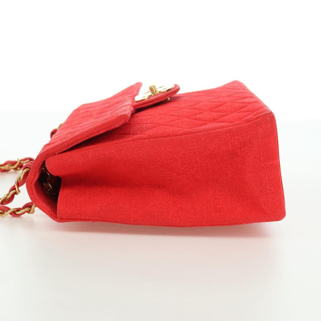 Chanel Flap Shoulder Bag Canvas Multicolour Canvas Handbag ( )