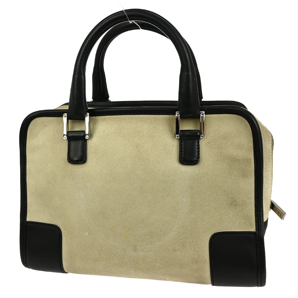 Loewe Amazona Bag Suede Beige Suede Handbag ( )