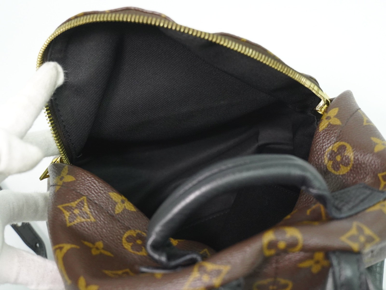 Louis Vuitton Palm Springs Backpack Monogram Canvas Brown Canvas Backpack Bag (Authentic  )