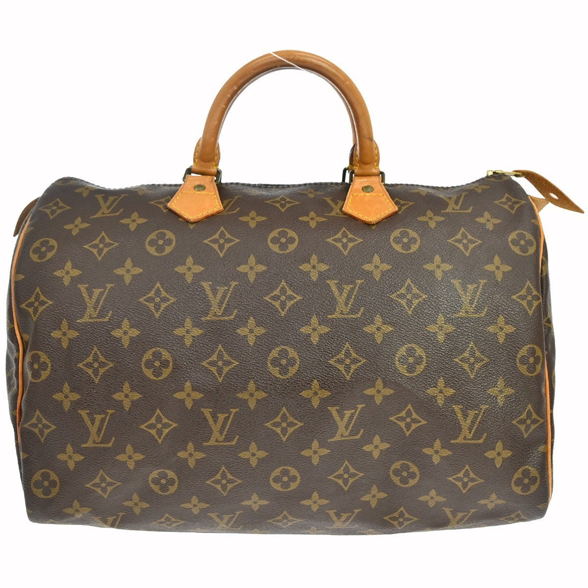 Louis Vuitton Speedy Handbag Monogram Canvas Brown Canvas Handbag ( )
