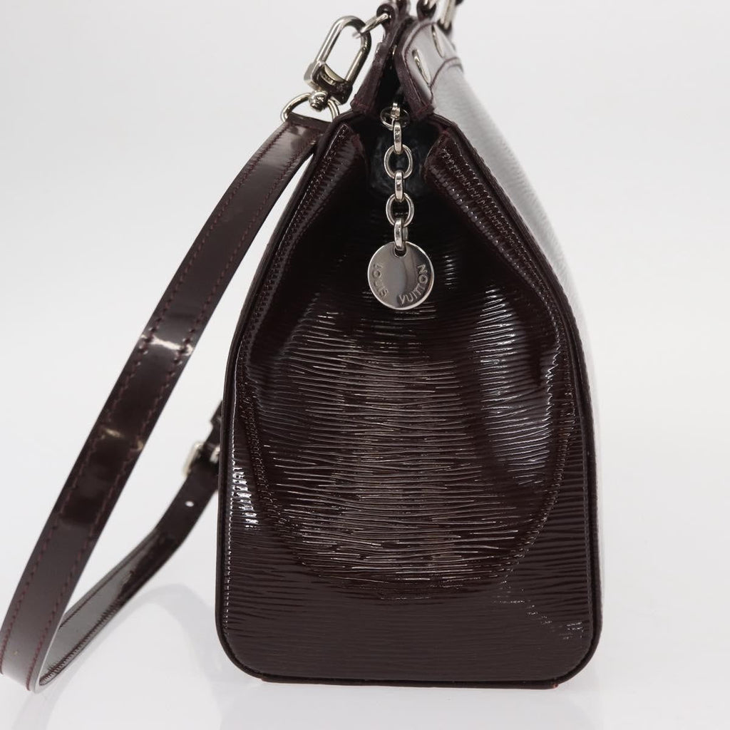 Louis Vuitton Brea Handbag Electric Epi Leather Purple Leather Handbag (Authentic  )