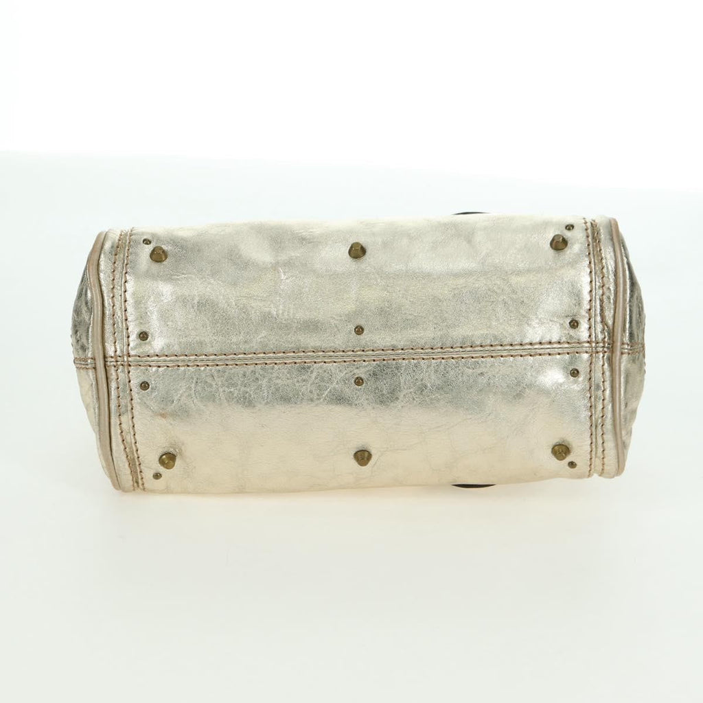 Chloe Paddington Lock Handbag Leather Gold Leather Handbag ( )
