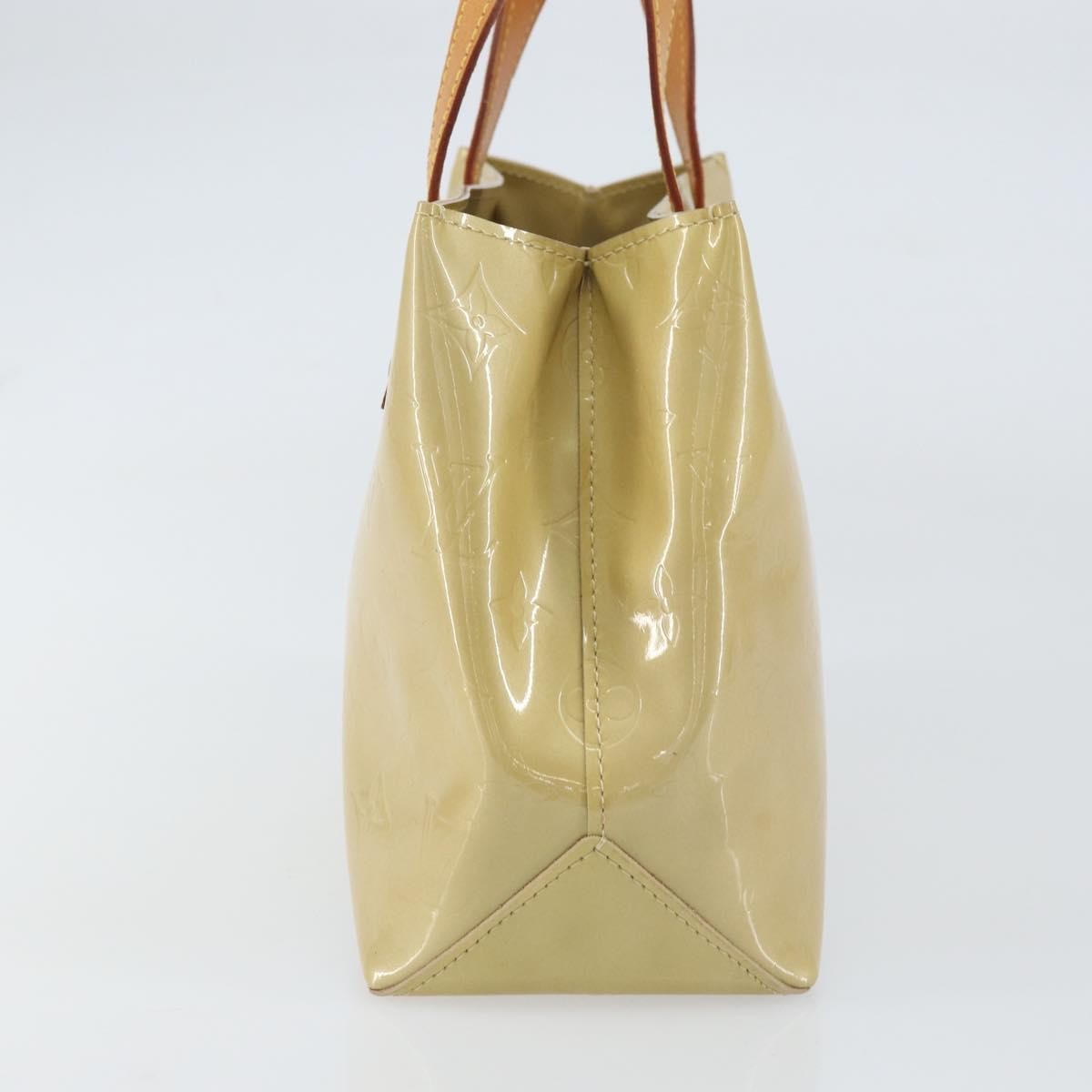 Louis Vuitton Reade Handbag Monogram Vernis Beige Patent_Leather Handbag (Authentic  )