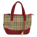 Burberry Nova Check Handbag Nova Check Canvas And Leather Beige Canvas Handbag (Authentic  )