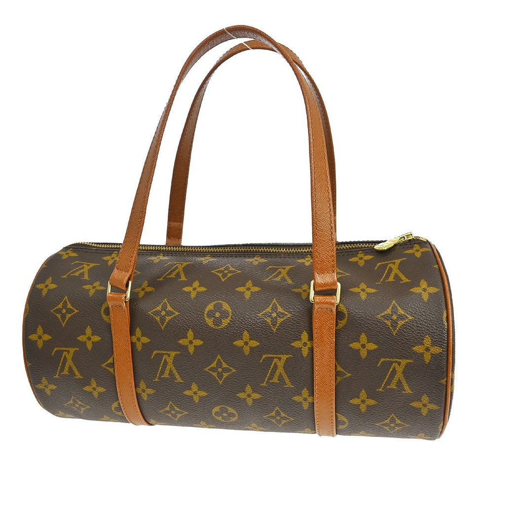 Louis Vuitton Papillon Handbag Monogram Canvas Brown Canvas Handbag ( )