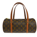Louis Vuitton Papillon Handbag Monogram Canvas Brown Canvas Handbag ( )