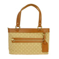 Louis Vuitton Lucille Handbag Mini Lin Beige Canvas Handbag ( )