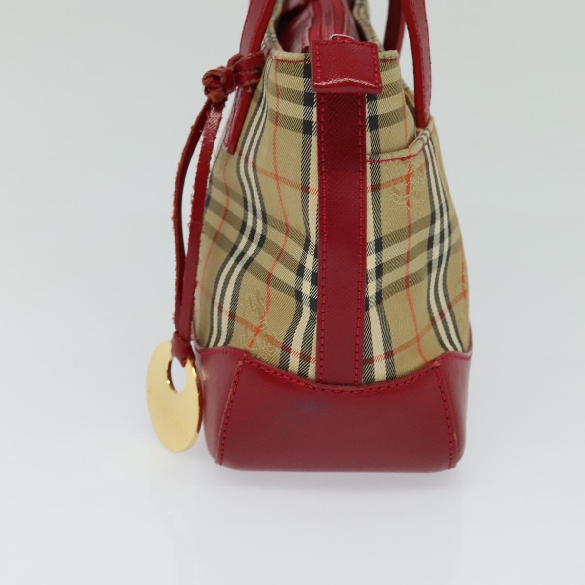 Burberry Nova Check Handbag Nova Check Canvas And Leather Beige Canvas Handbag (Authentic  )