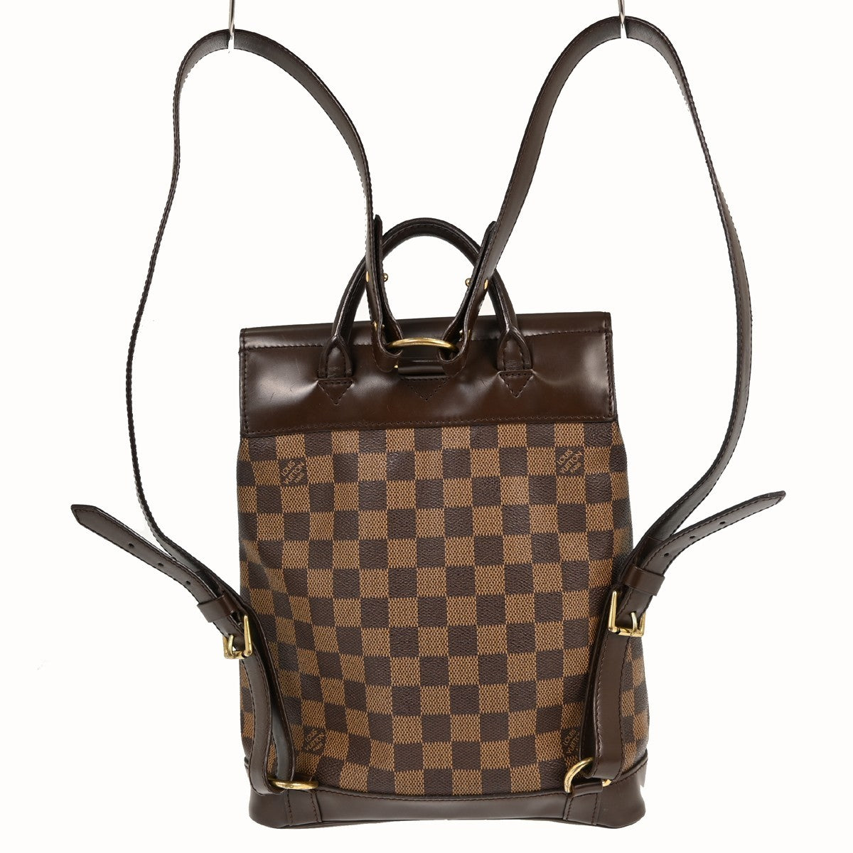 Louis Vuitton Soho Backpack Damier Brown Canvas Backpack Bag (Authentic  )