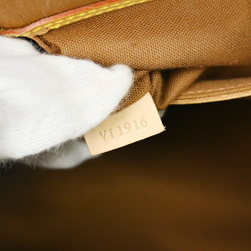 Louis Vuitton Alma Handbag Monogram Canvas Brown Canvas Handbag ( )