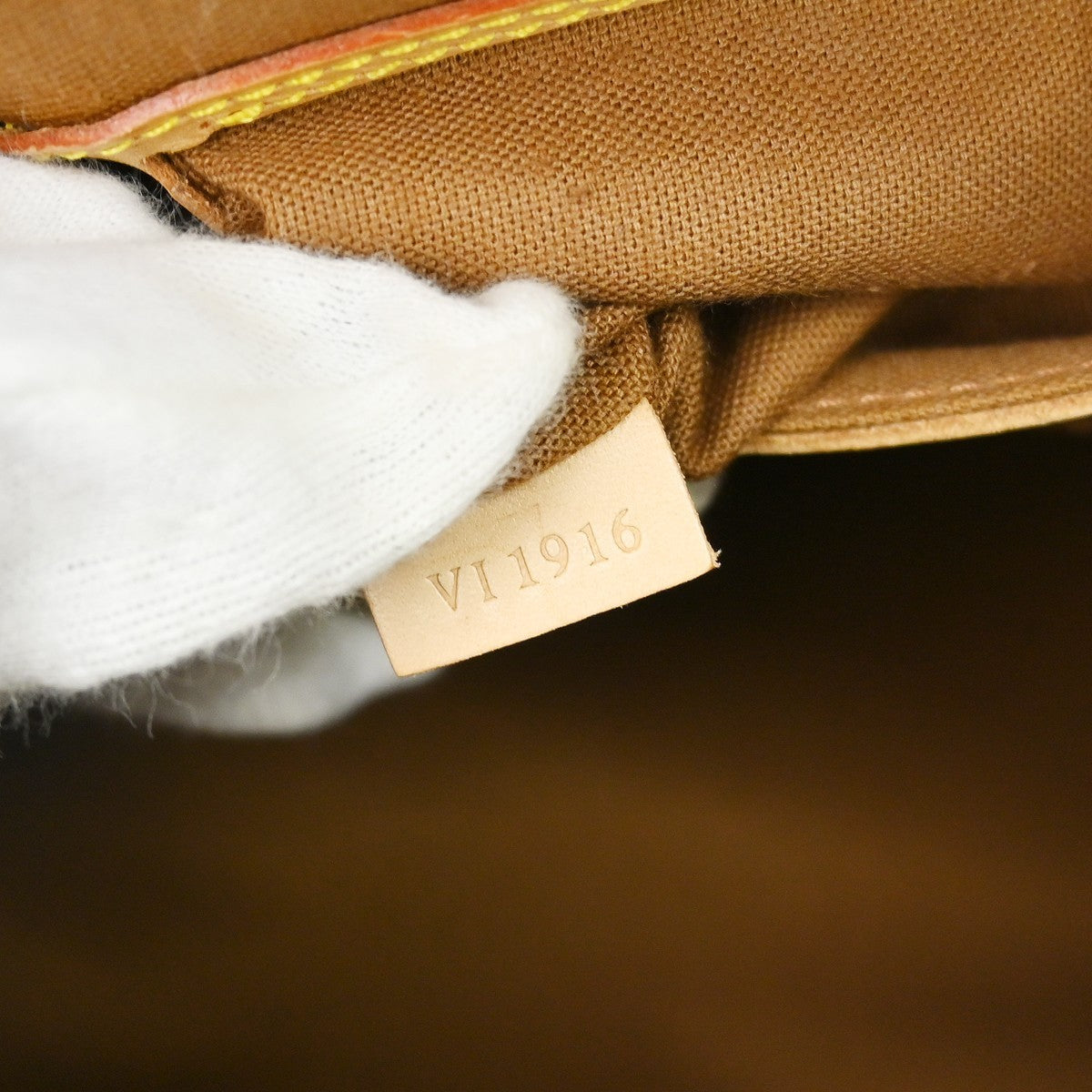 Louis Vuitton Alma Handbag Monogram Canvas Brown Canvas Handbag ( )