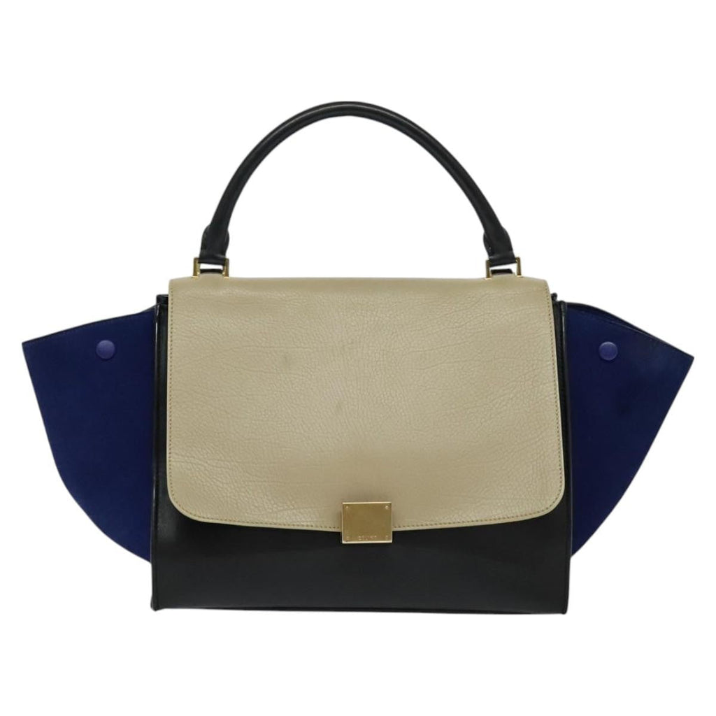 Celine Trapeze Bag Leather Multicolour Leather Handbag ( )