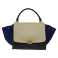 Celine Trapeze Bag Leather Multicolour Leather Handbag ( )