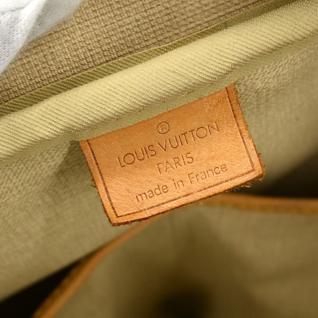 Louis Vuitton Deauville Handbag Monogram Canvas Brown Canvas Handbag ( )