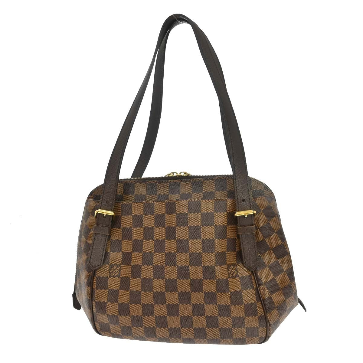 Louis Vuitton Belem Handbag Damier Brown Canvas Handbag ( )